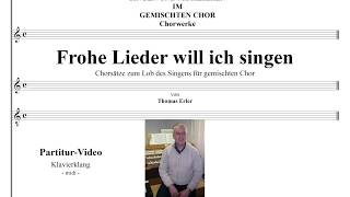 Frohe Lieder will ich singen [upl. by Anaitak]