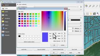 QGIS tutorial part 2 The map layer properties ustep 3c [upl. by Tomlinson52]