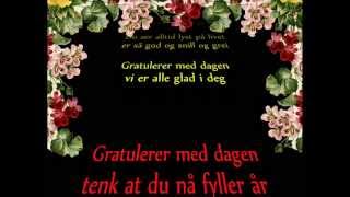 Gratulerer med dagen [upl. by Methuselah258]