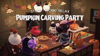 Pumpkin Carving Party 🎃 1 Hour Chill Halloween Party Lofi No Ads 🎧 Studying Music  Work Aid [upl. by Oloap983]