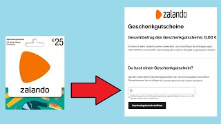 Zalando Gutschein Code einlösen Anleitung ✅ [upl. by Ehttam543]