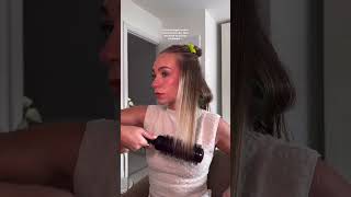 If you struggle to do a bouncy blow dry use large rollers instead hairtips hairstyles blowout [upl. by Irme]