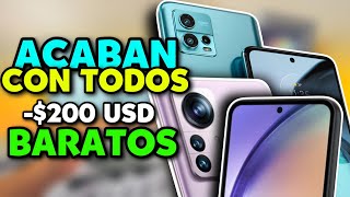 ✅Los 5 MEJORES CELULARES BARATOS y POTENTES en 2024 [upl. by Quince]