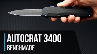 Benchmade 3400 Autocrat G10 S30V OTF Automatic Overview [upl. by Nannahs3]