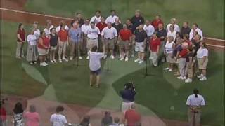 DW Choir Sings the National Anthem for the Atlanta Braves 2007 [upl. by Pricilla]