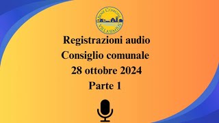 Villasimius  Consiglio Comunale in seduta straordinaria del 28 ottobre 2024  Parte 1 [upl. by Gerrit419]