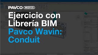 Ejercicio con Librería BIM Pavco Wavin Conduit [upl. by Nnylyma]