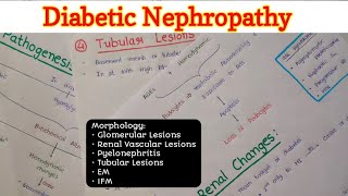 Diabetic Nephropathy 22  Morphology [upl. by Ardena]