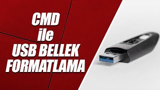 CMD KOMUTLARI ile USB BELLEK FORMATLAMA [upl. by Emory]