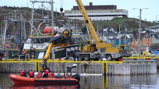 Twillingate Fish Plant Wharf Heavy Rescue 2023 [upl. by Laamaj]