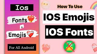 iOS Emojis  iOS Fonts On Instagram Story  iOS Instagram On Android [upl. by Griselda]