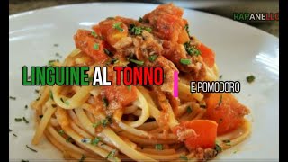 8 MINUTI SPAGHETTI AL TONNO E POMODORO FRESCO linguine al tonno spaghetti [upl. by Aoket957]