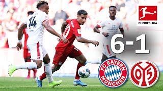 Coutinhos 1st Bayern Start  1st Perisic amp Pavard Goals  Bayern München  Mainz I 61 I Highlights [upl. by Aehsrop143]