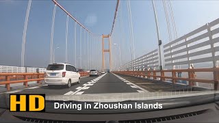 HD Driving in Zhoushan Islands Zhejiang China on Oct 4 2019 Road Trip Video Hangzhou Ningbo [upl. by Nowujalo]