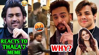 WTF Elvish Yadav SLAPPED this guy PUBLICLY…WHY🤬 MS Dhoni Thala 7 Meme Ashish Lakshay Manoj Dey [upl. by Atsahc]