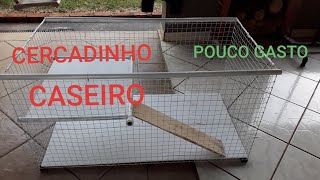 Como fazer cercado para porquinhos da Índia  Melhorias [upl. by Lochner626]