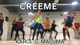 CRÉEME  KAROL G MALUMA  ZUMBA [upl. by Gabrila]