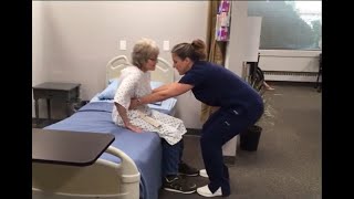 Colorado CNA  Skill 3  Assists to Ambulate Using Transfer Belt [upl. by Kina]