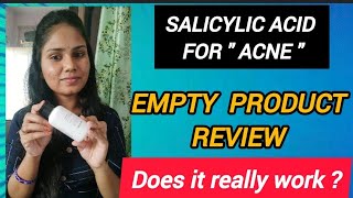 Minimalist Salicylic Acid Cleanser Honest Review  Acne White Bleack HeadsPores skincare video [upl. by Neelrac]