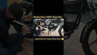 Hero Splendor Restoration From Old to Gold [upl. by Pengelly328]