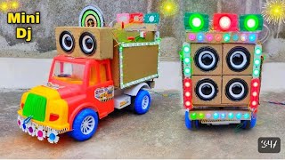 New Wedding DJ Road Light Ganesh Pooja Kaalimata Decoration Navratri DJ Truck bhakti song [upl. by Eusebio]