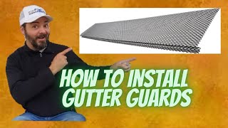 Gutter Guard Install  Amerimax Gutter Guard  How to Install Gutter Guards [upl. by Azaria]