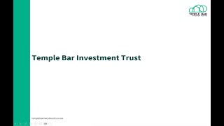 Temple Bar Investment Trust – Q3 Update Webinar – Thursday 5th September 2024 [upl. by Hetty]