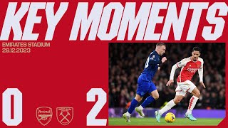 HIGHLIGHTS  Arsenal vs West Ham United 02  Premier League [upl. by Idnak]