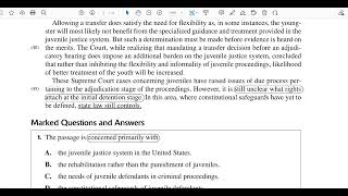 LSAT READING COMPREHENSION LESSON 2 [upl. by Anoek]