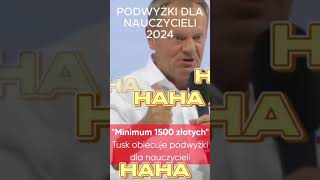 PODWYŻKI DLA NAUCZYCIELI 2024 [upl. by Swift]