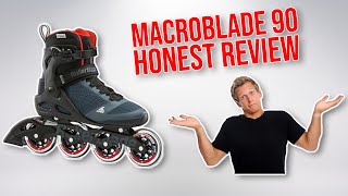 Rollerblade Macroblade 90 Inline Skate Review [upl. by Anedal]