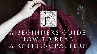 A Beginners Guide to Reading a Knittingpattern [upl. by Simmie]