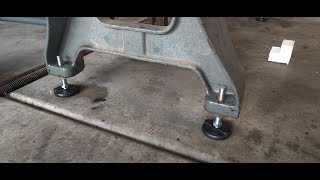 1950 LeBlond Regal 17quot Lathe Restoration Part 17 Better Leveling Feet And a Surprise [upl. by Noli447]