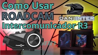 Intercomunciador R3 Freedconn USANDO LA APP CAMARA para descargar Videos y fotos [upl. by Ahtinak]