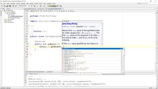 Java Comparable amp Comparator  03  Creating Comparator object [upl. by Aiva]