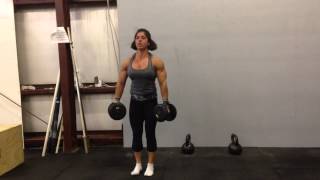 Gillian Ward Upper Body Training  Handstand pushups superset with DB Lateral Raises [upl. by Drain31]