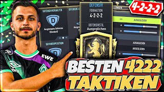 FIFA 22😍DIE BESTE TAKTIK 4222 mit ANWEISUNGEN FUT [upl. by Adnic]