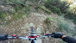 Trial Albenga dh il tornante parte 2 [upl. by Jerrylee]