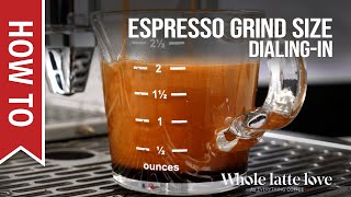 How To Dial In Grind Size for Espresso [upl. by Amaras813]