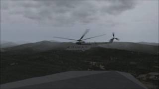 Mil Mi17 Pyongyang Airport to Hyangsan Heliport XPlane 97 [upl. by Hannibal240]