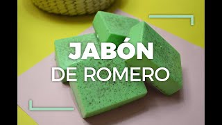 Cómo hacer jabón de romero de glicerina super fácil 💚 [upl. by Yellhsa]