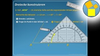 Dreiecke konstruieren 3  WSW  Rueff [upl. by Blaire443]