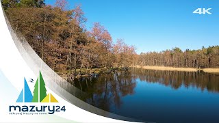 Dynamiczne Mazury zatoka Skanał nad jeziorem Tałty 4K [upl. by Dnana]