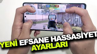 CFG 4 PARMAK HASSASİYET AYARLARI  PUBG MOBILE [upl. by Luthanen]