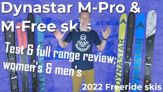 Dynastar MPro amp MFree freeride skis test amp review [upl. by Dirrej]