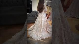 Walima bridal outfit😍👗❤ walima bridal entry song 🎶😍motivation bridaloutfit bridemusic 😍❤ [upl. by Eigger666]