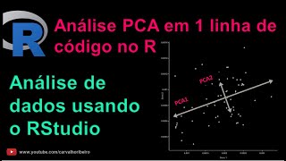 PCA em 1 linha de código usando factomineR e factoshiny [upl. by Stamata]