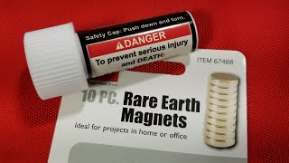 Harbor Freight Rare Earth Neodymium Magnets Review [upl. by Rraval958]