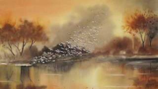 watercolour demo aquarelle quot the flightquot lenvol [upl. by Rox]