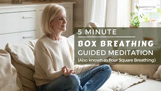 5 Minute Box Breathing Meditation also known as Four Square Breathing [upl. by Mozza]